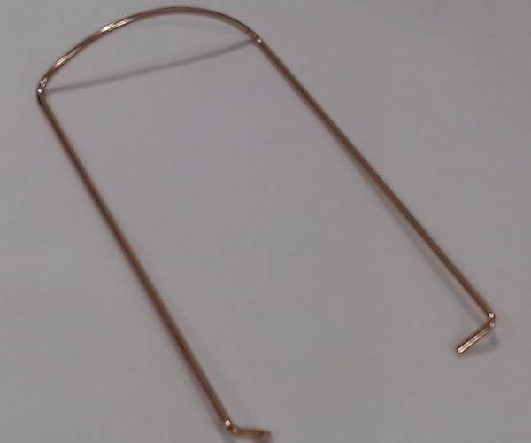 HANDRAIL / TENDER / COPPER / FOR BRASS TRIM TINPLATE STANDARD GAUGE 400E