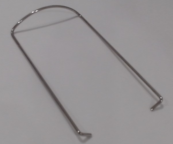 HANDRAIL / TENDER / NICKEL / TINPLATE STANDARD GAUGE 400E